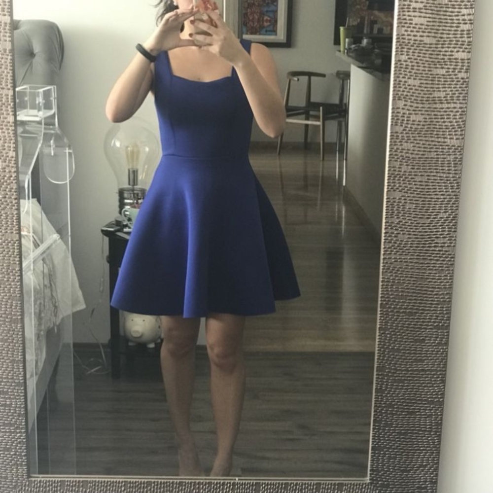 little blue dress